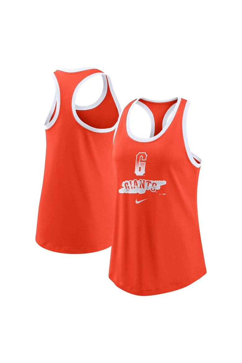 Women's Nike  Orange San Francisco Giants City Connect Tri-Blend Tank Top, Main, color, Orange