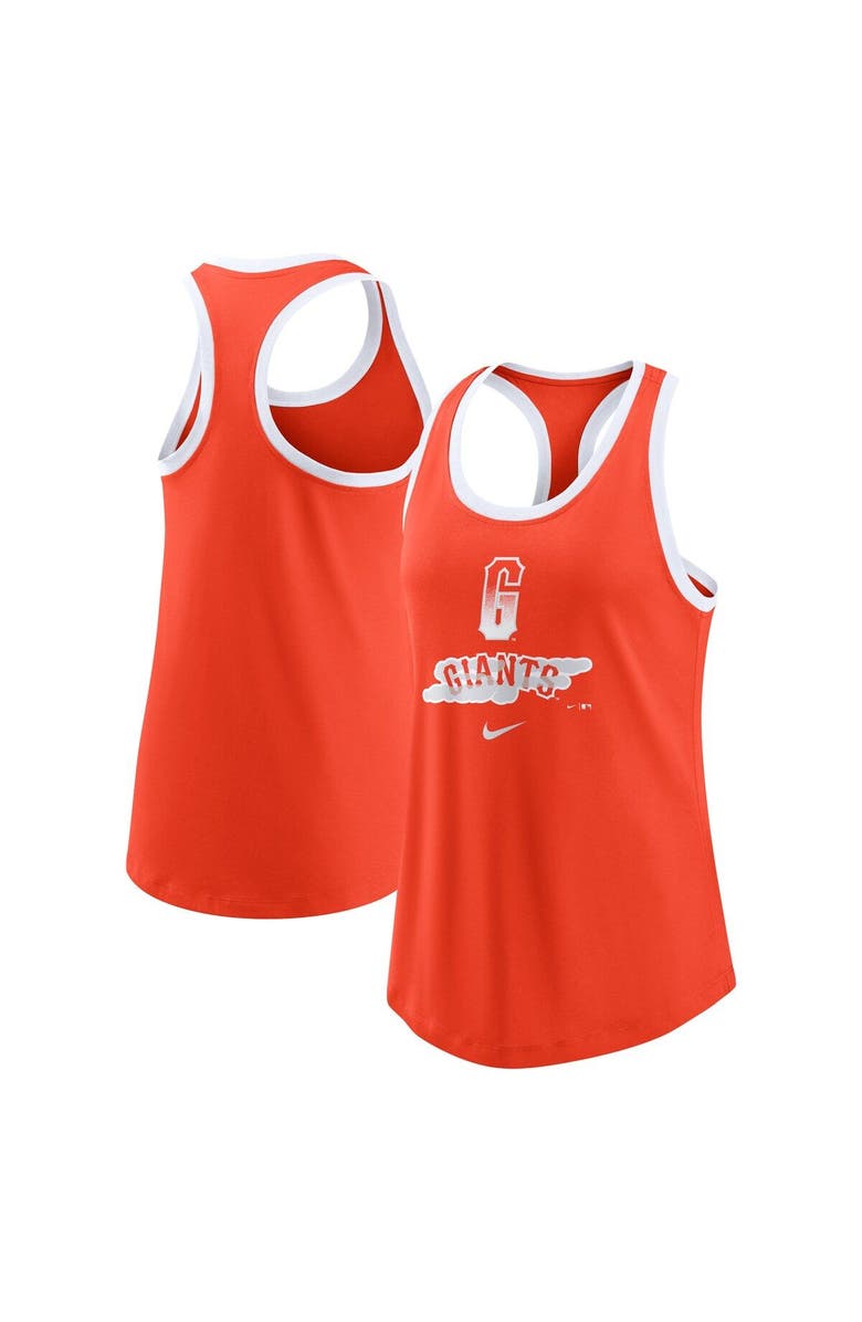 Nike Women's Nike  Orange San Francisco Giants City Connect Tri-Blend Tank Top, Main, color, 