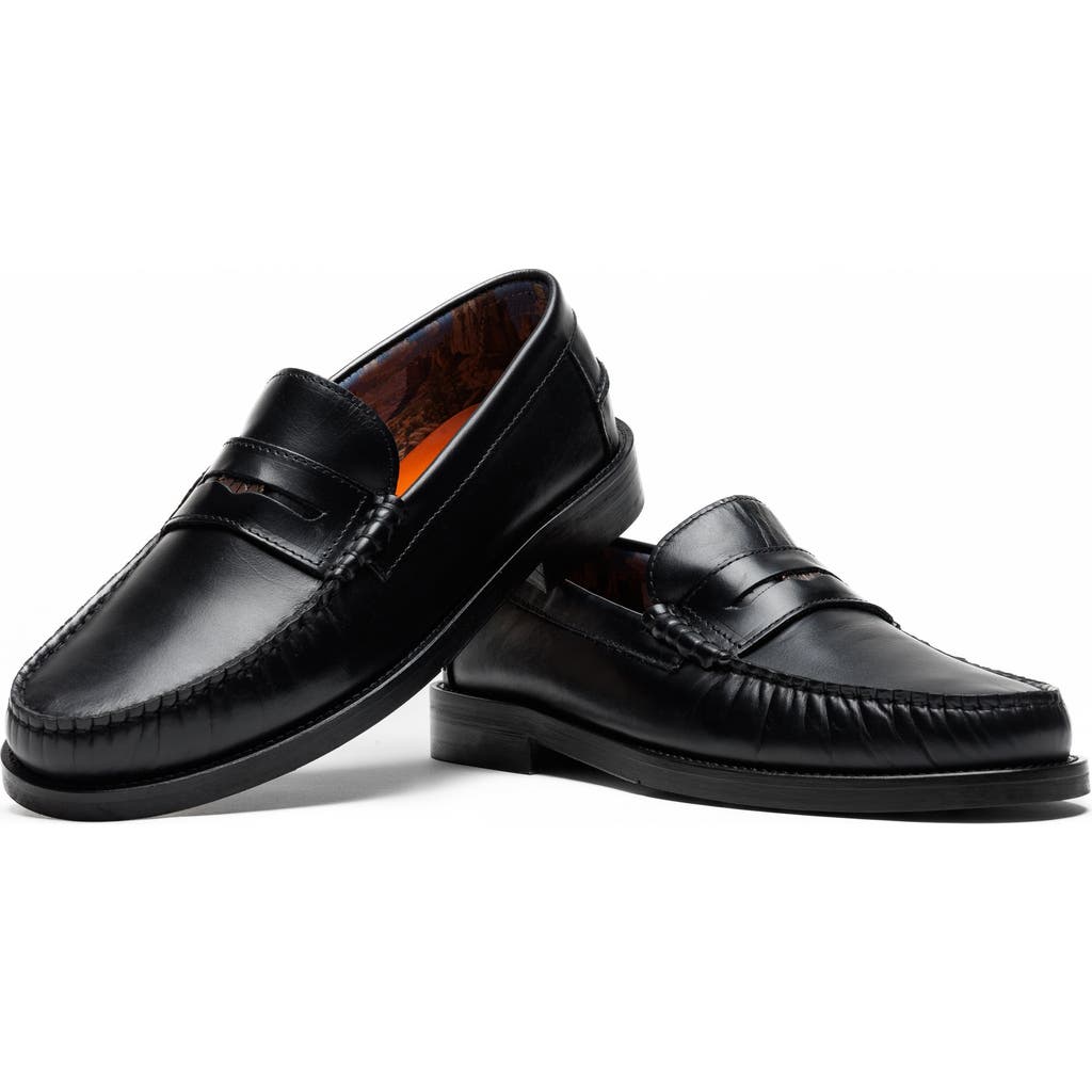 Naked Wolfe Riviera Leather Loafer In Black
