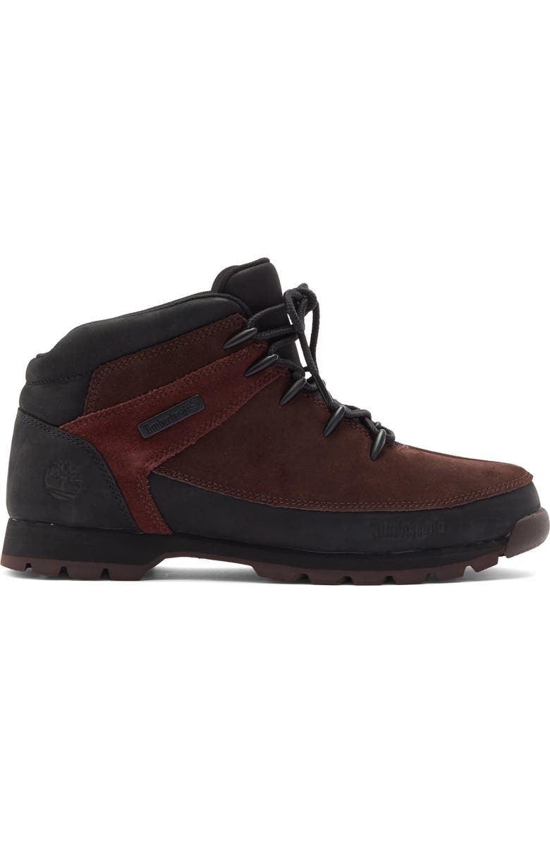 Timberland Euro Spring Mid Hiking Boot, Alternate, color, Dark Brown Suede