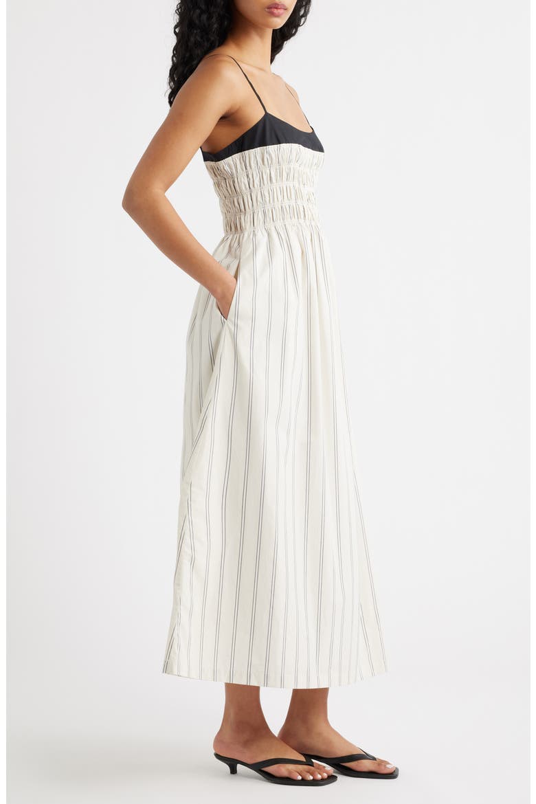Primrose Stripe Smocked Bodice A-Line Dress, Alternate, color, PALMA STRIPE