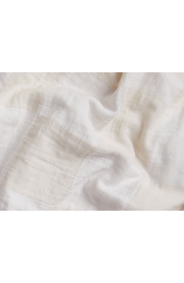 Parachute Check Cotton Gauze Duvet Cover & Shams Set, Alternate, color, 