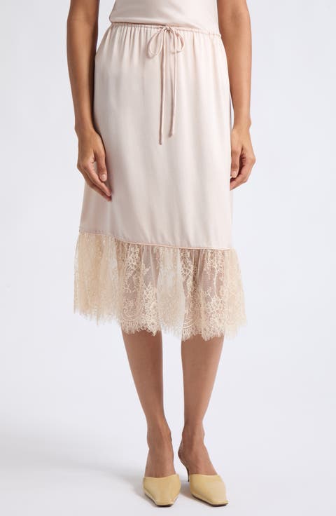 Blake Silk Midi Skirt