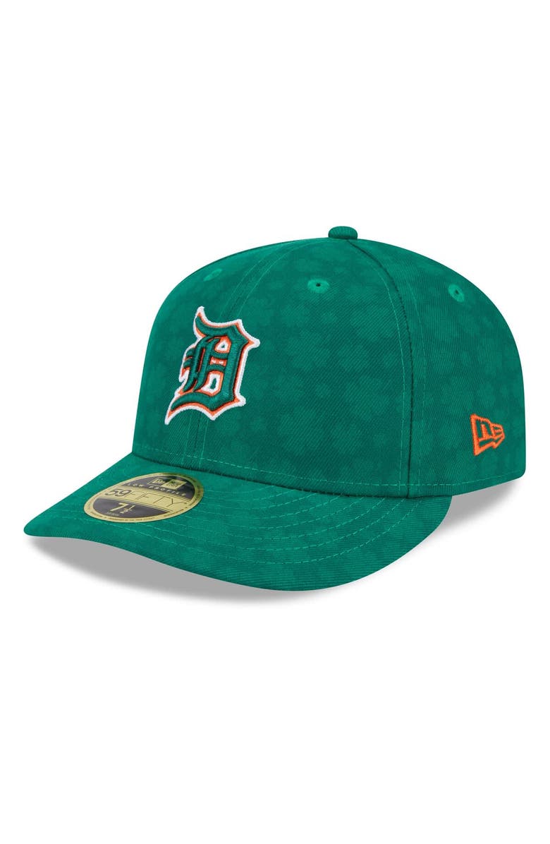 New Era Men's New Era Kelly Green Detroit Tigers St. Patrick's Day Low Profile 59FIFTY Fitted Hat, Main, color, 