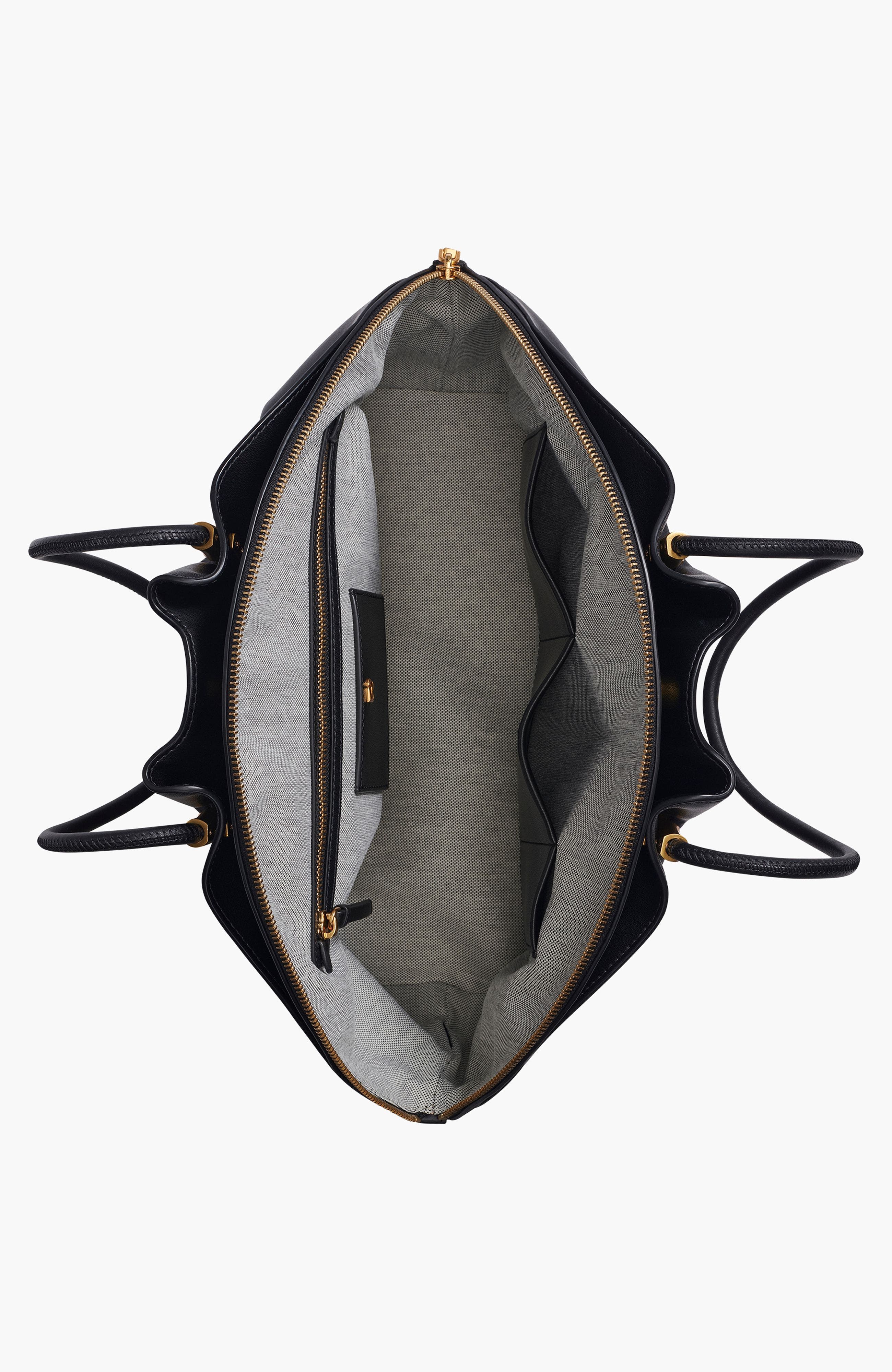 Donna Karan New York Oxford Satchel, Alternate, color, Blk/Gold