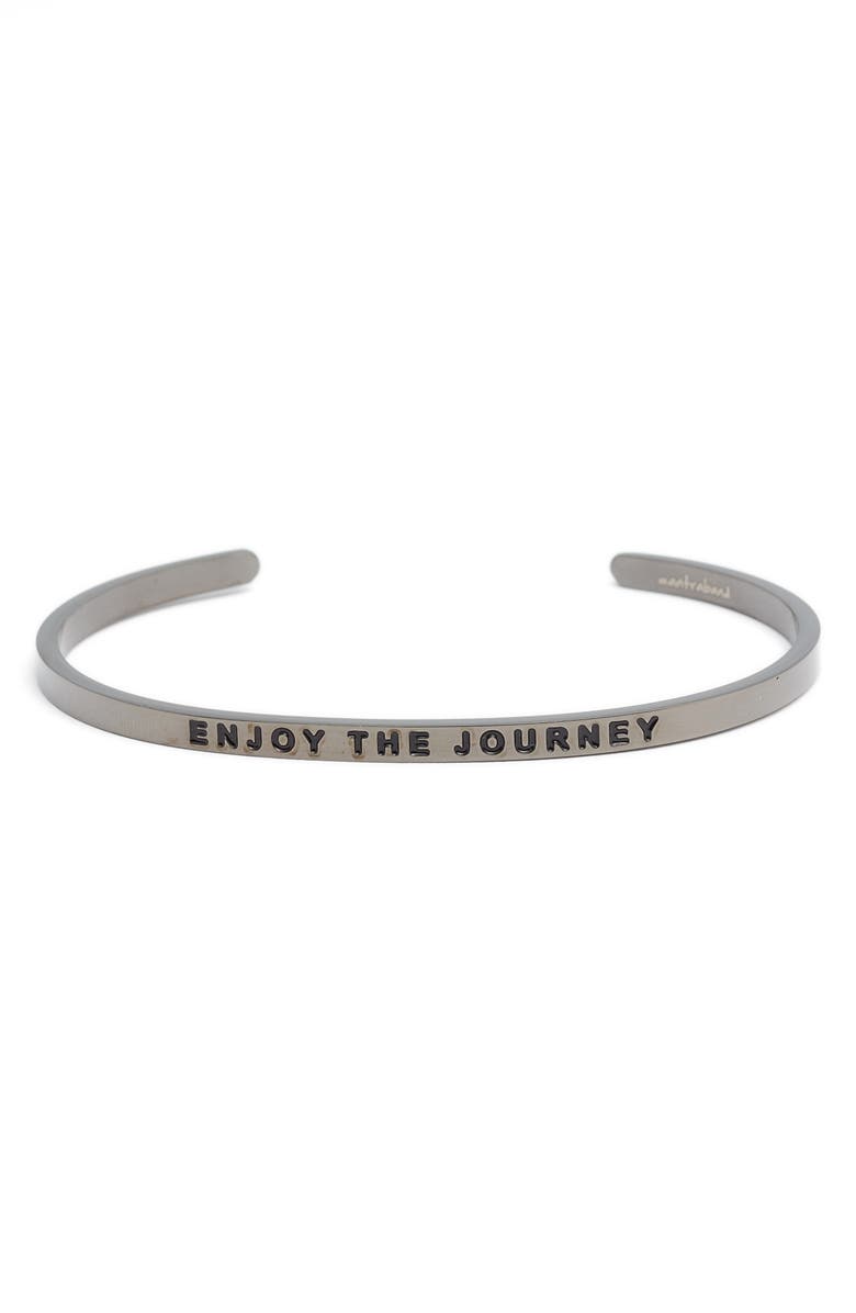MantraBand<sup>®</sup> 'Enjoy the Journey' Cuff, Main, color, 