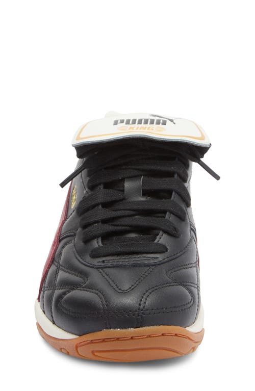 Puma Kids' King Indoor Soccer Sneaker In Black