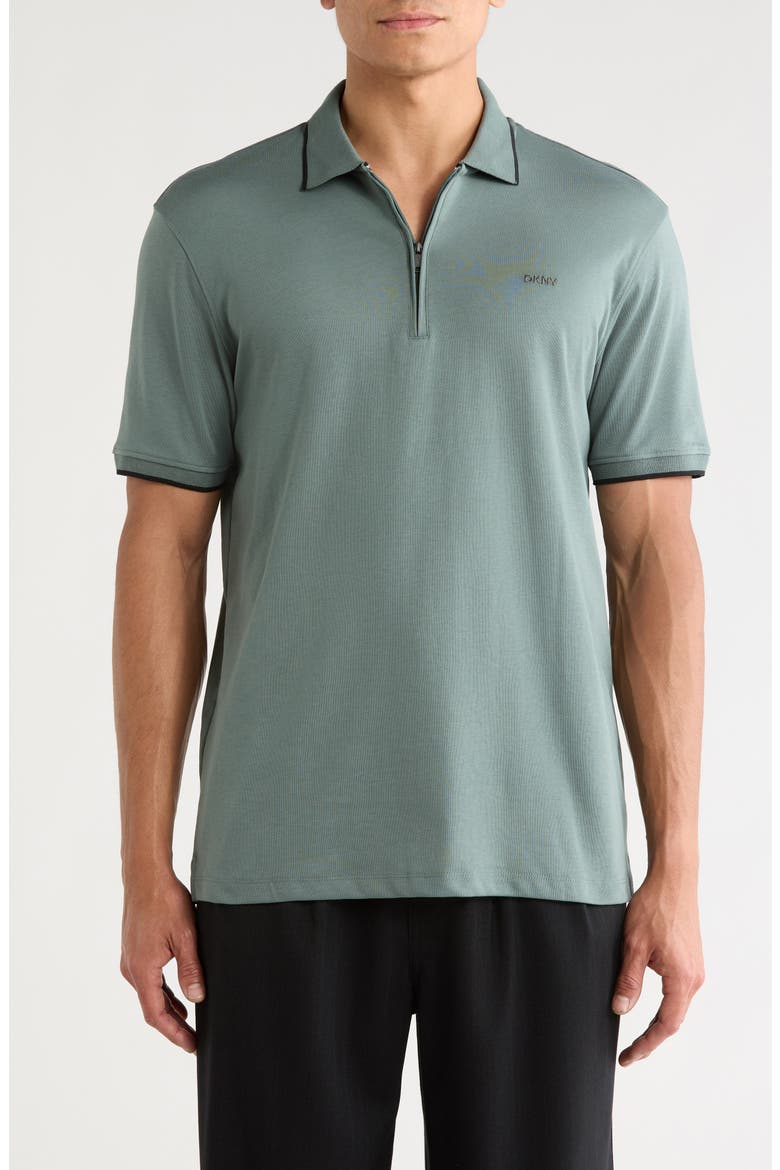 Zip Polo, Main, color, BALSAM GREEN