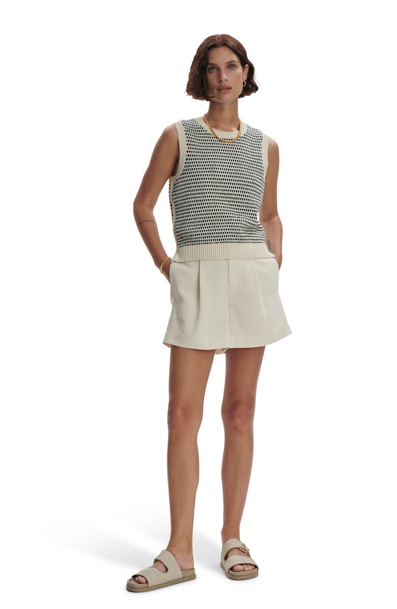 Varley Knowles Textured Cotton Vest, Alternate, color, 