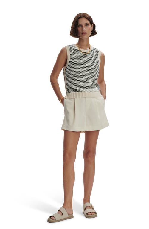 Varley Knowles Textured Knit Vest Birch Multi Stitch In Birch Multi Stitch