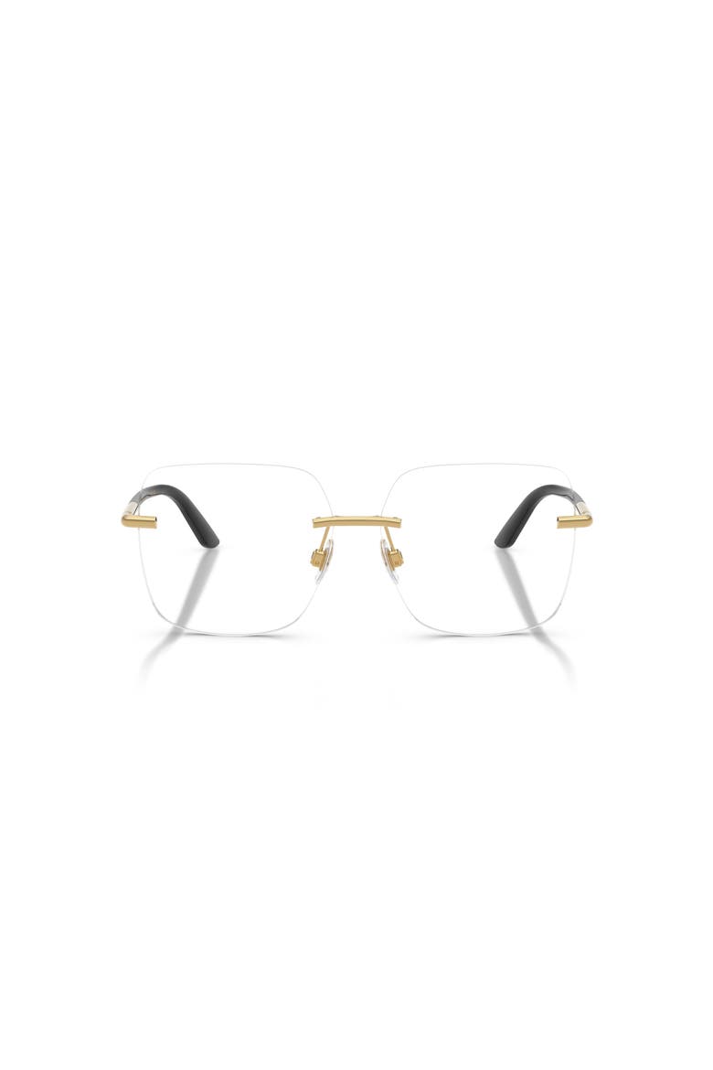 57mm Square optical glasses, Alternate, color, Gold