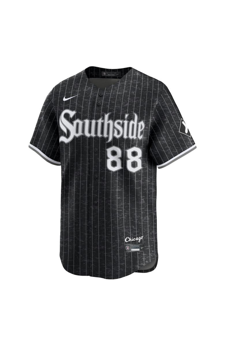 Nike Men's Nike Luis Robert Jr. Black Chicago White Sox City Connect Limited Jersey, Alternate, color, Black