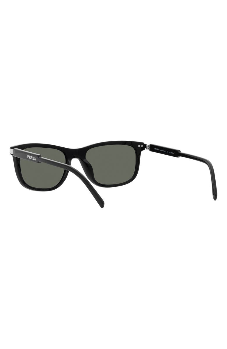 Prada Pillow 54mm Polarized Square Sunglasses, Alternate, color, 