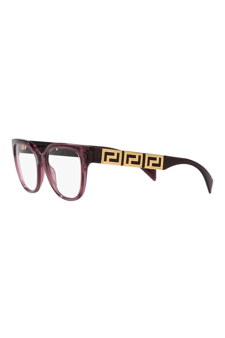 54mm Pillow Optical Glasses, Alternate, color, TRANSPARENT VIOLET