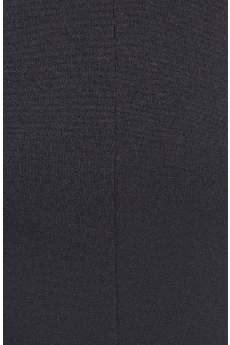 Pintuck Ponte Sheath Dress, Alternate, color, BLACK