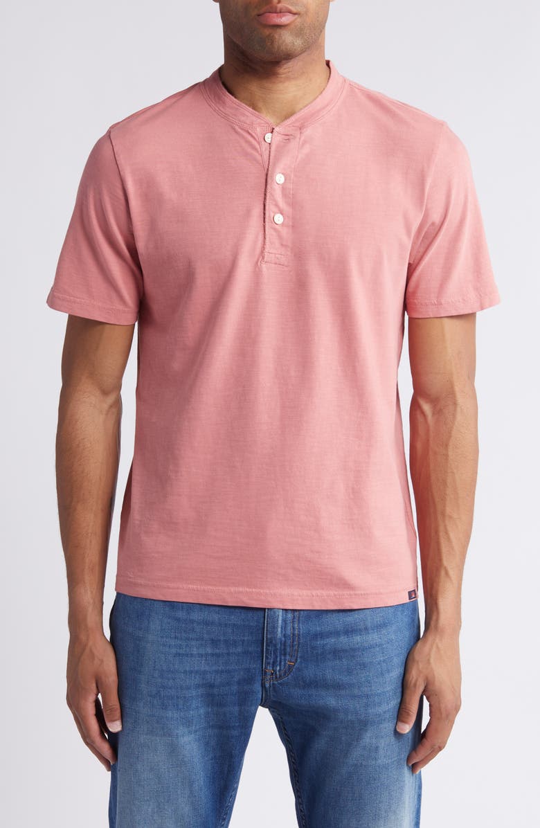 Faherty Shorelite Air Short Sleeve Performance Button-Up Shirt, Main, color,