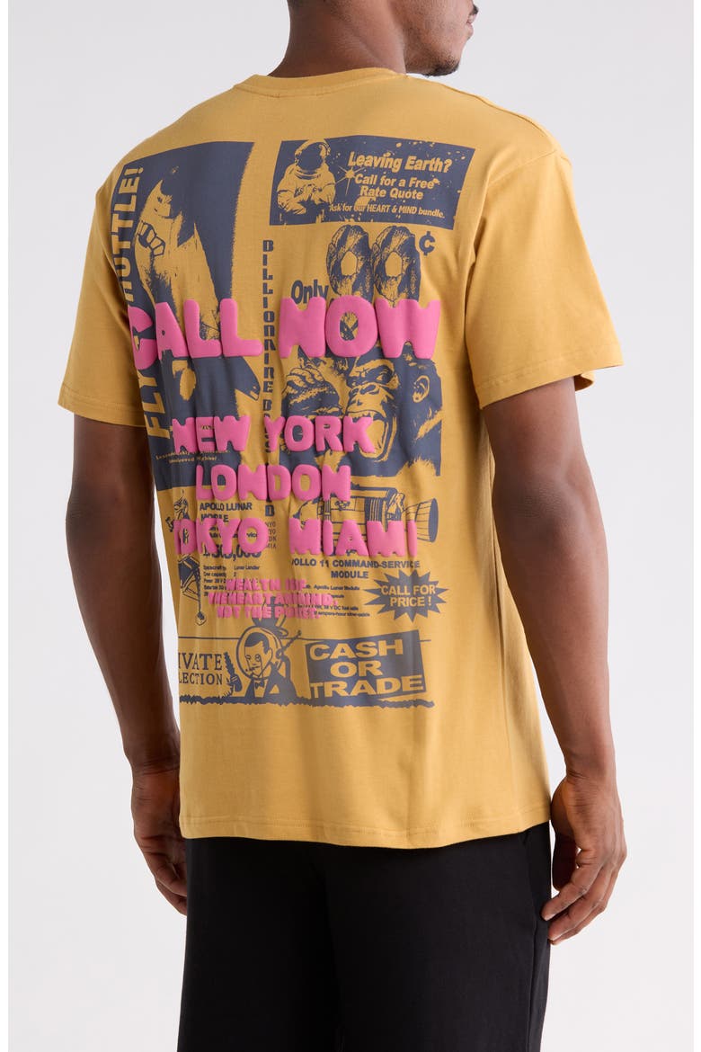 Cash or Trade Graphic T-Shirt, Alternate, color, HONEY MUSTARD