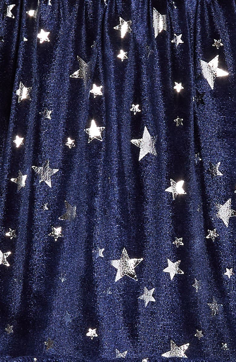 Tucker + Tate Kids' Ruffle Velvet Dress, Alternate, color, 