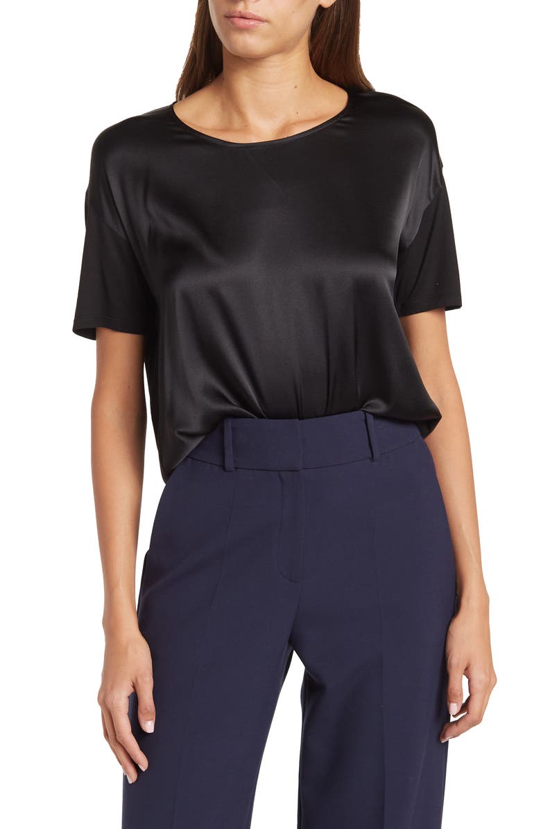 BOSS Esandy Short Sleeve Top, Main, color, 