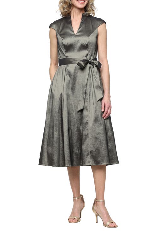 Stretch Taffeta Cocktail Dress