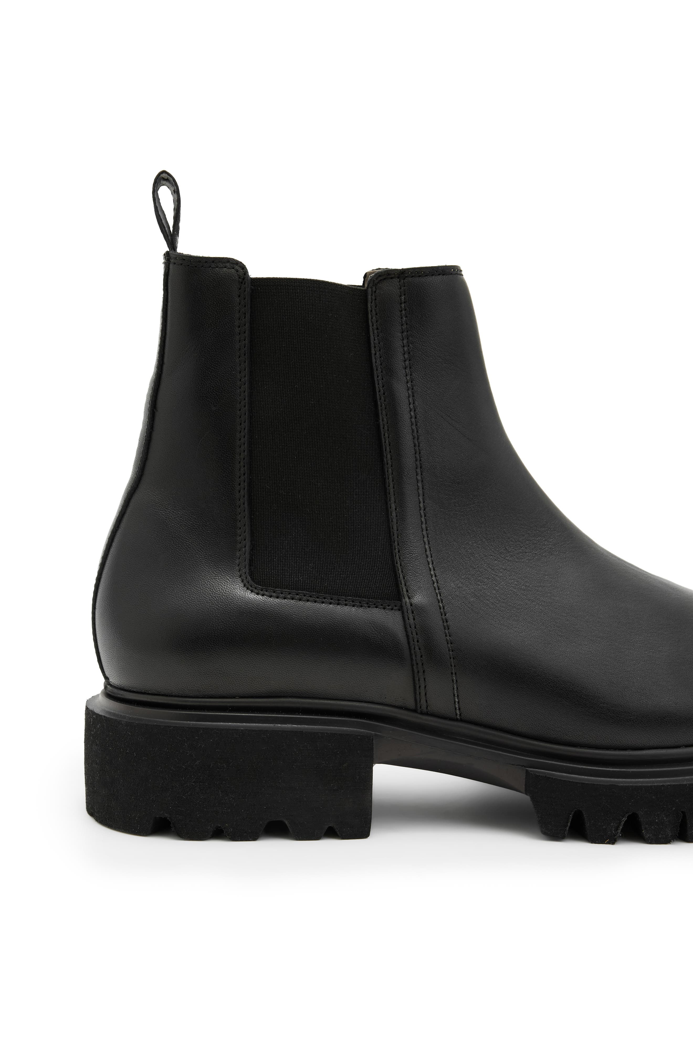 AllSaints Chelsea Boot, Alternate, color, Black