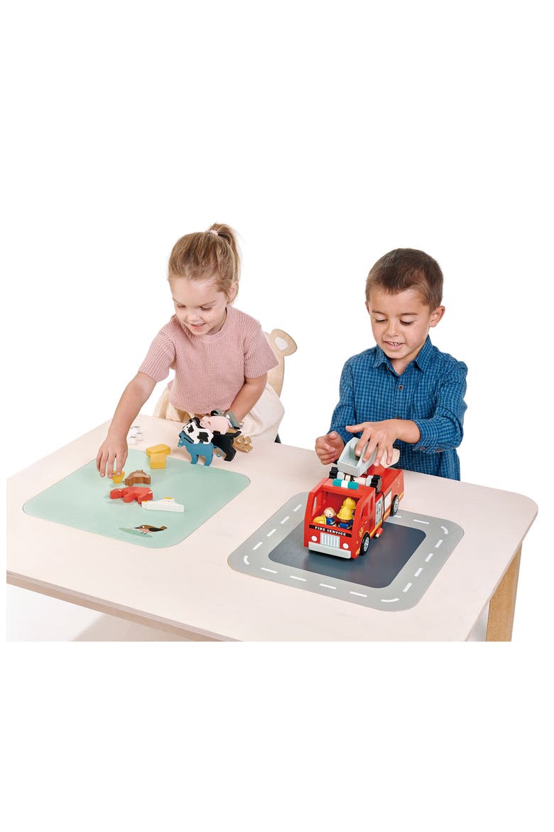 Wooden Play Table, Alternate, color, MULTI