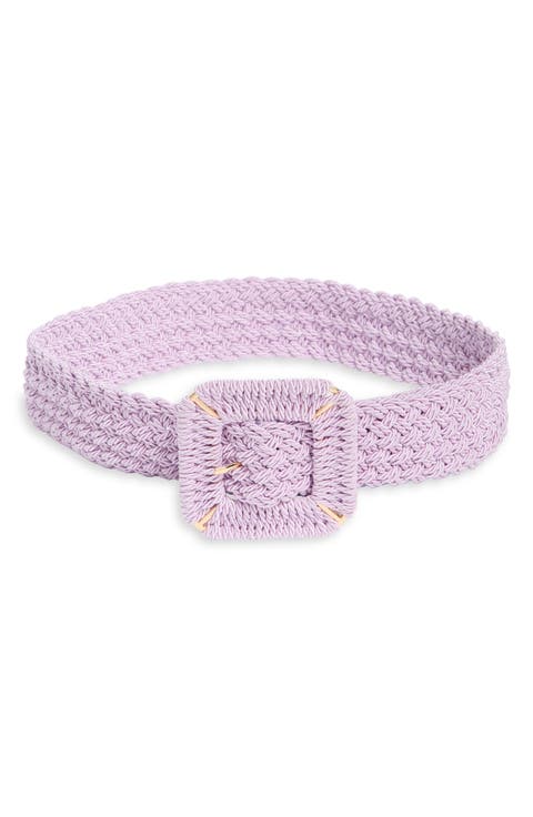 Stretch Braided Buckle Belt