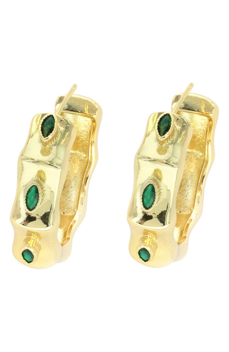 Panacea Marquise Crystal Hoop Earrings, Main, color,