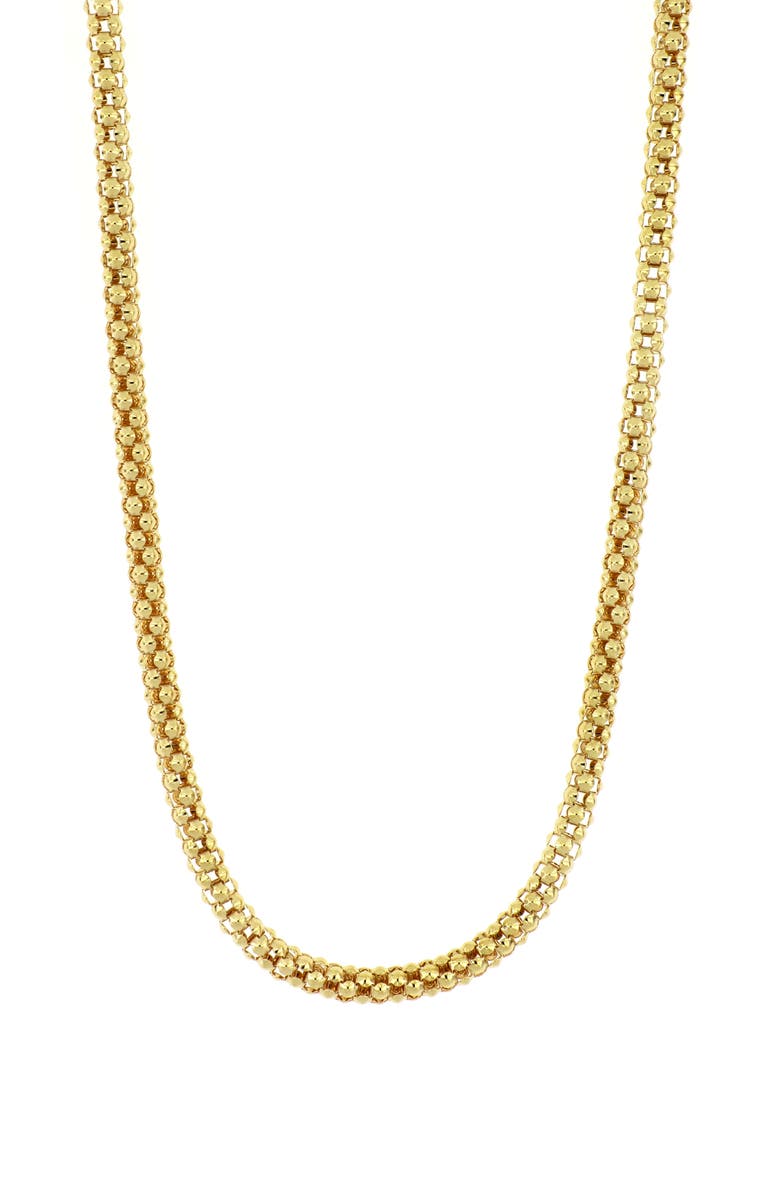 Bony Levy Men's 14K Gold Woven Chain Necklace, Main, color, 