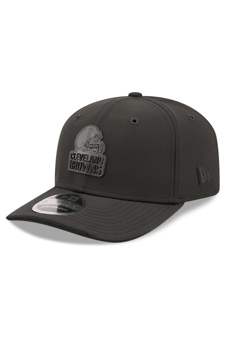 Men's New Era Black Cleveland Browns 2026 Sideline 9SEVENTY Adjustable Hat, Main, color, Black