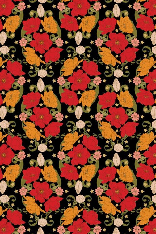 Henelle Duster Robe In Night Bloom