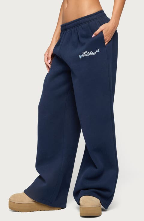 Club Edikted Wide Leg Sweatpants