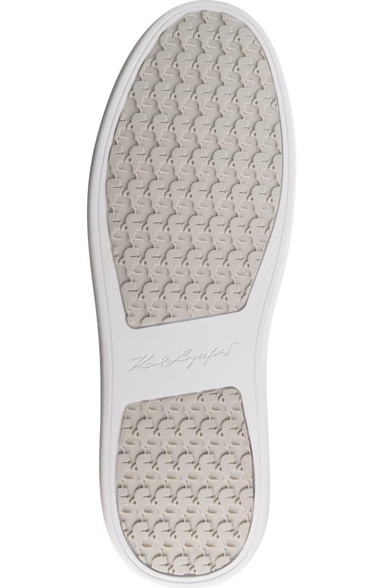 KARL LAGERFELD PARIS Suede Side-K Sneaker, Alternate, color,