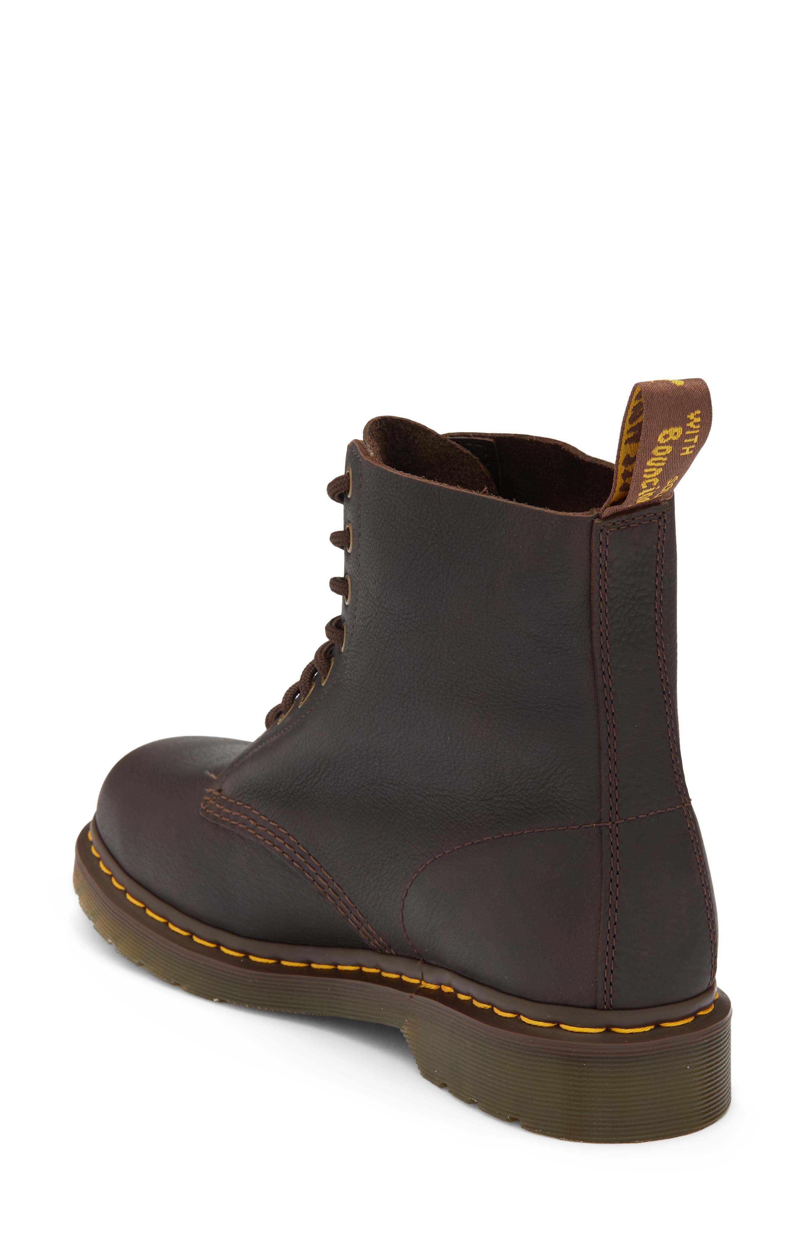 1460 Pascal Boot, Alternate, color, DARK BROWN