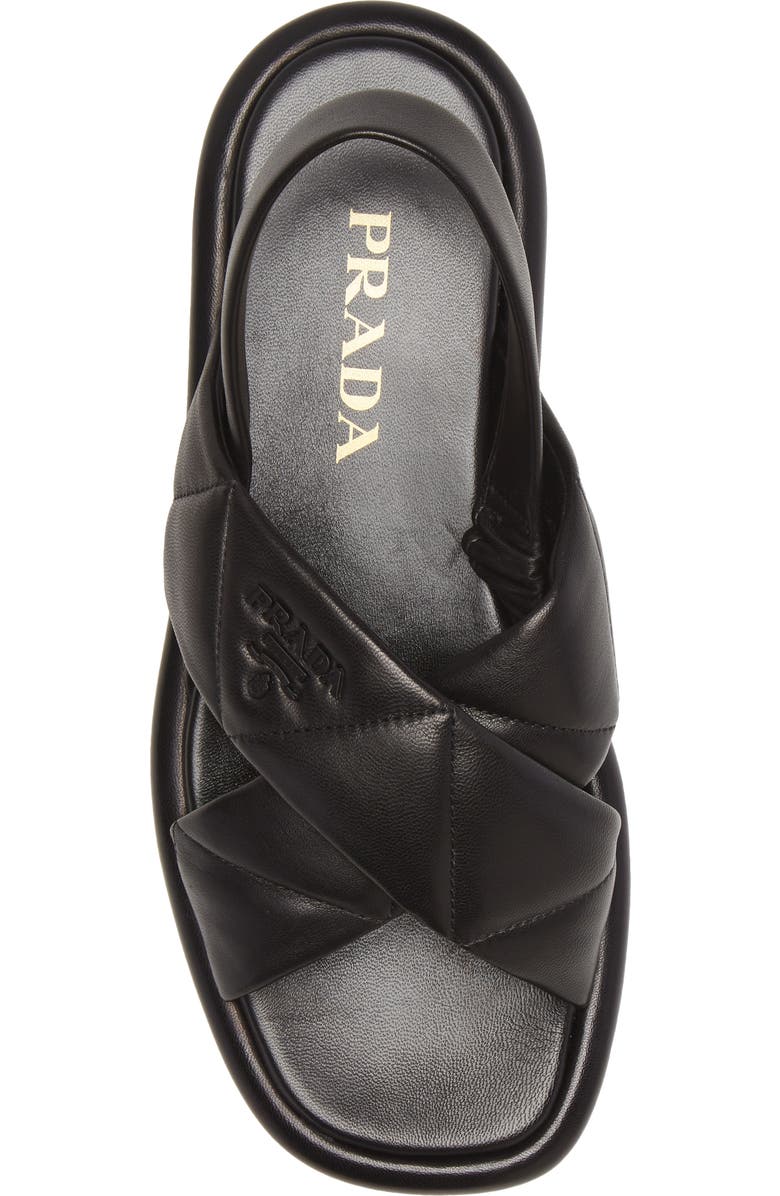 Prada Platform Slingback Sandal, Alternate, color,
