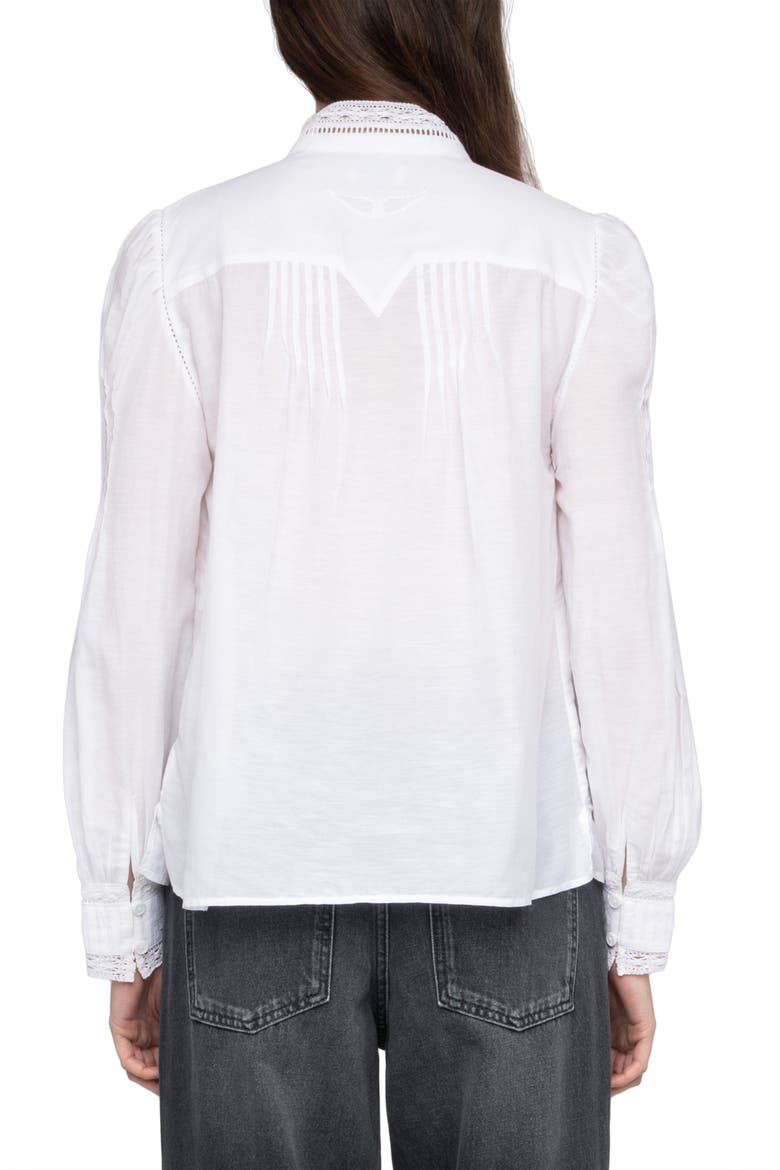 Timz Tomboy Button-Up Shirt, Alternate, color, JUDO