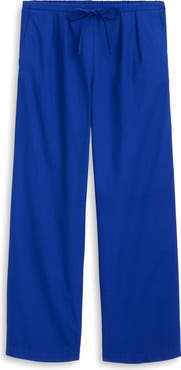 Alex Mill Hudson Pleated Wide Leg Cotton Twill Pants
