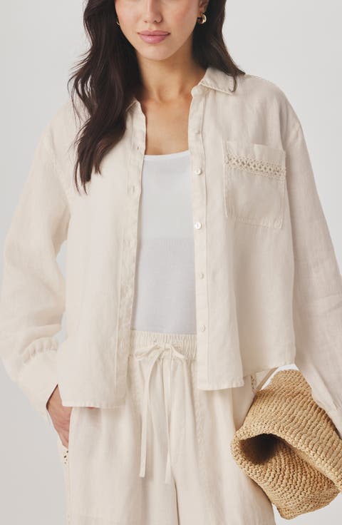 Stella Linen Button Down Shirt