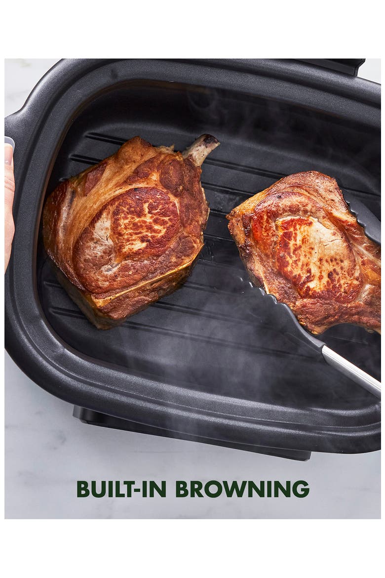 Bistro 13-in-1 Multi Cooker Air Fryer Grill, Alternate, color, STAINLESS STEEL