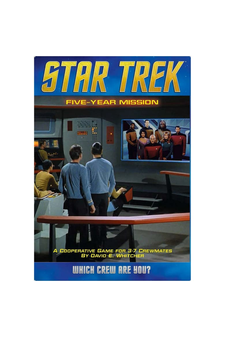 Star Trek Five Year Mission Board Game, Kids & Adults, Main, color, Multicolored