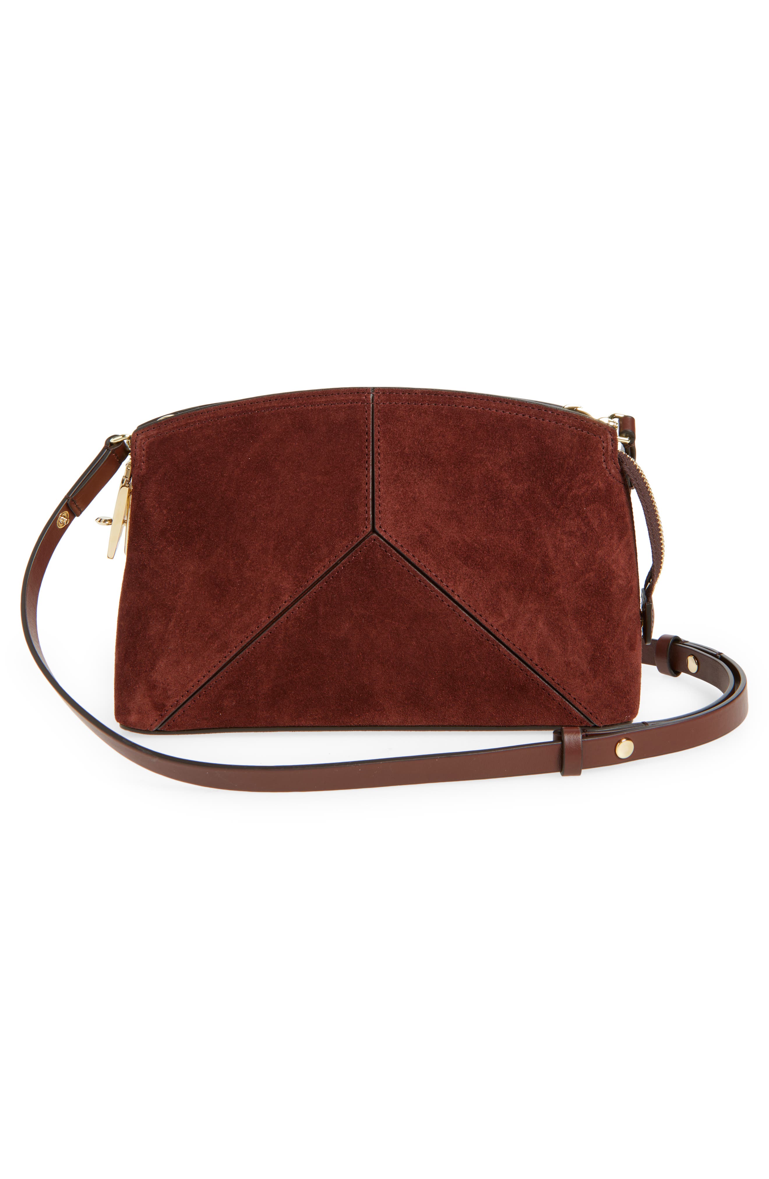 Victoria Beckham Victoria Suede Crossbody, Alternate, color, 