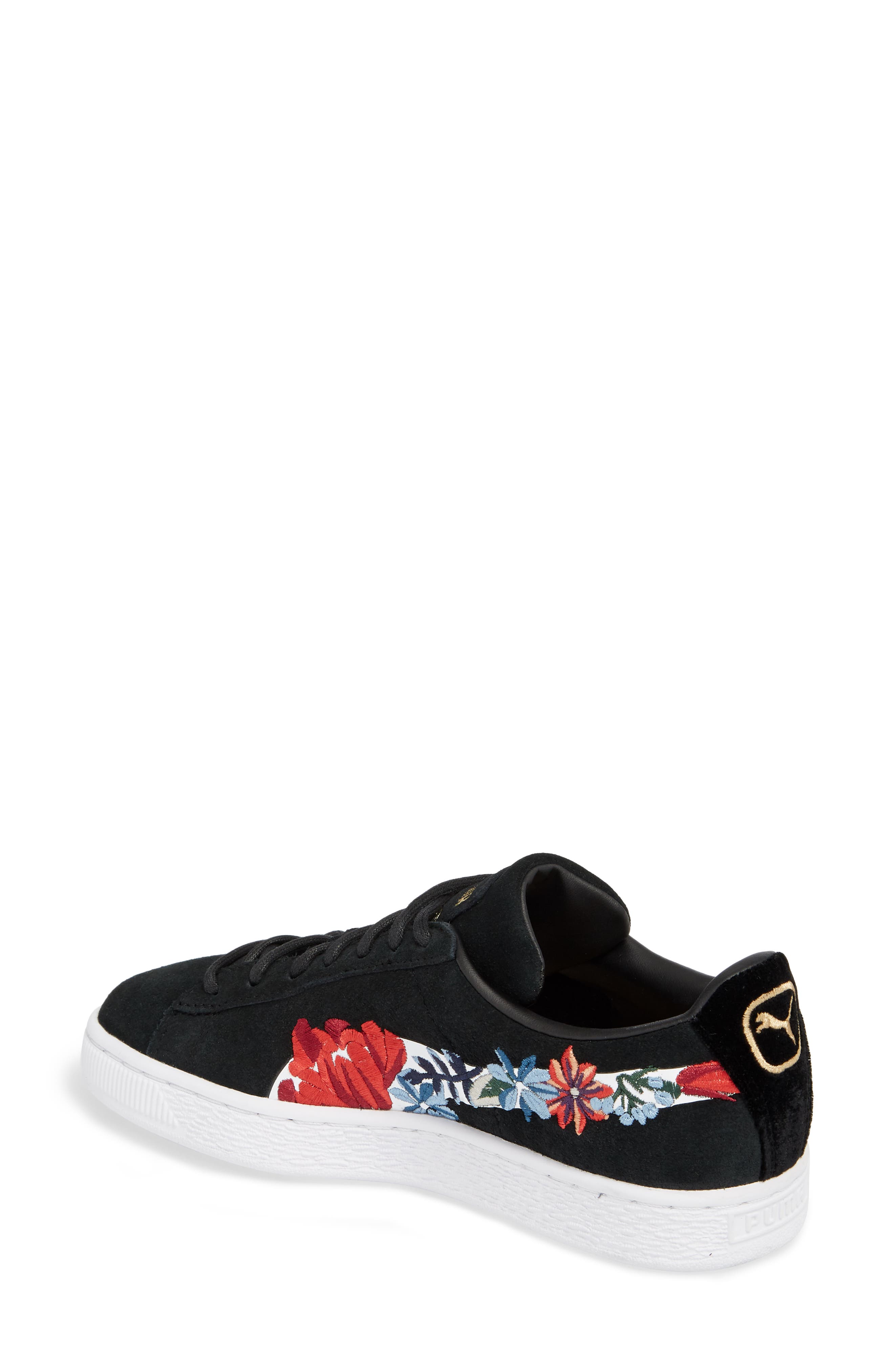 PUMA Suede Hyper Embellished Sneaker, Alternate, color, 