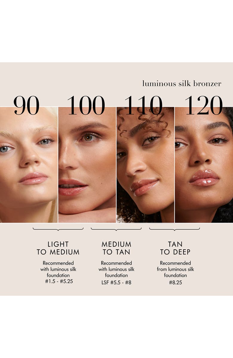 ARMANI beauty Luminous Silk Creamy Bronzing Powder, Alternate, color, 110