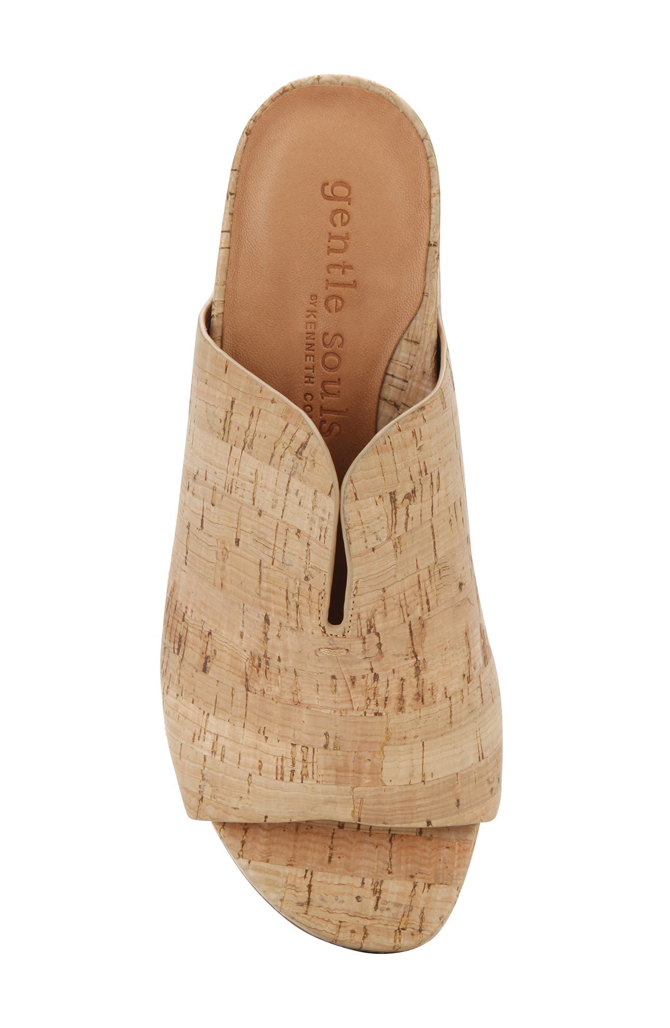 Signature Gisele 65 Slide Wedge Sandal, Alternate, color, NATURAL CORK