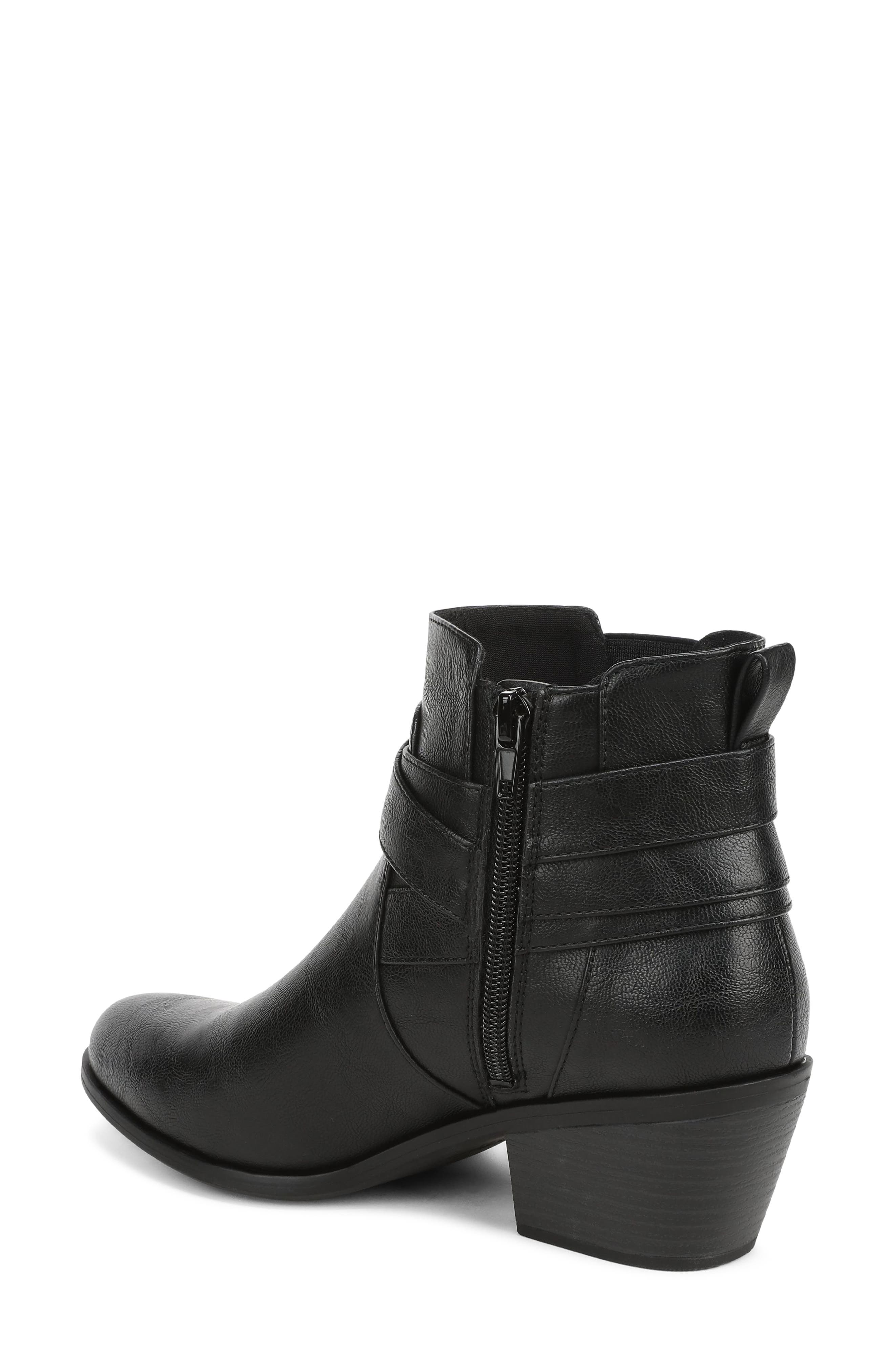 Collins Bootie, Alternate, color, BLACK FAUX LEATHER