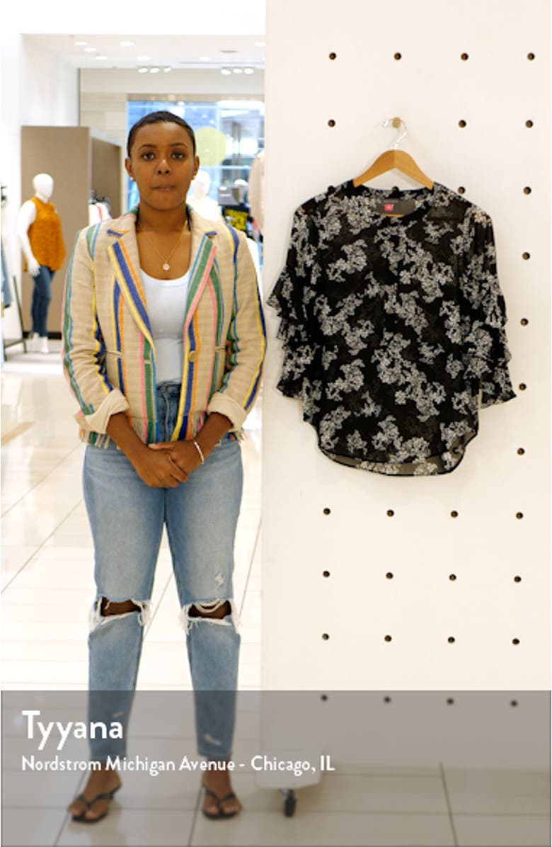 Bouquets Chiffon Blouse, sales video thumbnail