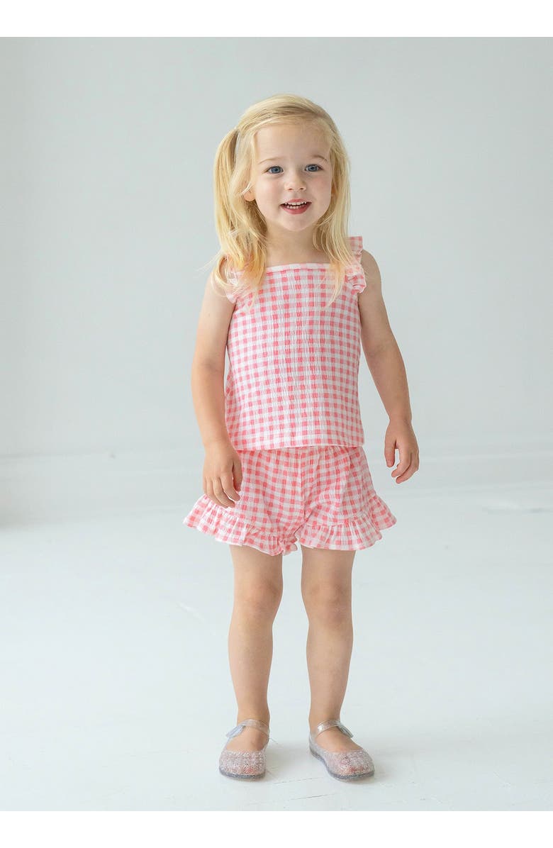 Mabel + Honey Waffle Berry Two Piece Set, Alternate, color, Pink