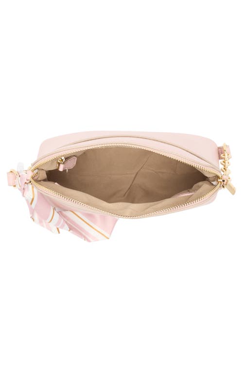 NANETTE LEPORE NANETTE LEPORE TAHLIA DOME CROSSBODY BAG WITH SCARF 