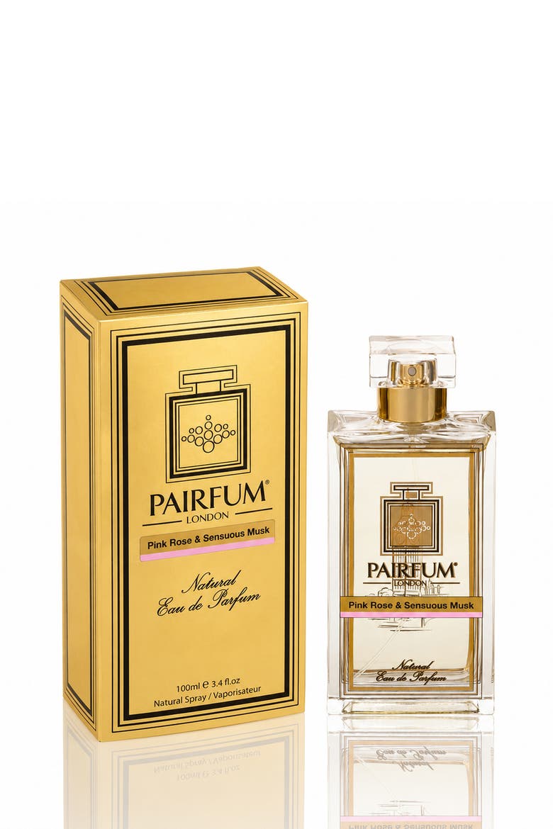 Pink Rose & Sensuous Musk by Pairfum London | Eau de Parfum Intense | Long-lasting Luxurious Fragrance | Natural & Clean Niche Perfume, Main, color, 100 ml (3.4 fl oz)