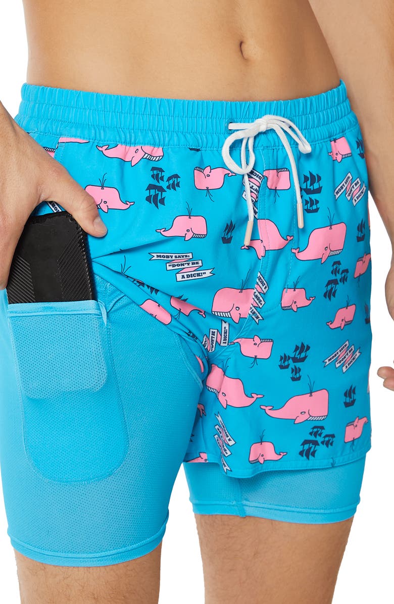 Party Pants Moby Says Game Changer Swim Trunks, Alternate, color, 